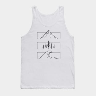 Rectangular Nature Tank Top